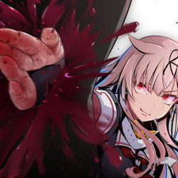 This is a pixiv picture whose title is 白露型無手一刀流艦娘貫手.