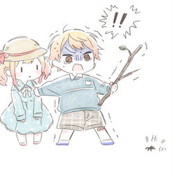 This is a pixiv picture whose title is ﾑ"………!!!!!!.