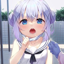 This is a pixiv picture whose title is 身体検査.