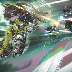 This is a pixiv picture whose title is SHIBUYA_RUN.