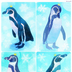 This is a pixiv picture whose title is ペンギンの王子様.