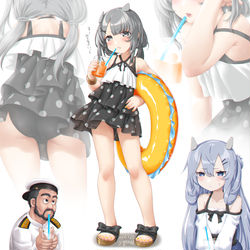 This is a pixiv picture whose title is 水着ふれい.
