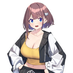 This is a pixiv picture whose title is はりきってる一夜ちゃん.