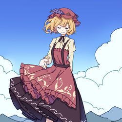 This is a pixiv picture whose title is 豊作を祈る穣子.