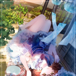 This is a pixiv picture whose title is 夏休みの魔女.