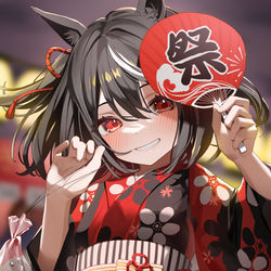 This is a pixiv picture whose title is 浴衣キタちゃん.