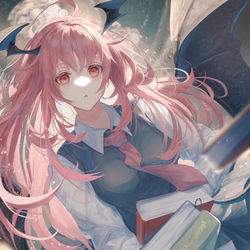 This is a pixiv picture whose title is 小悪魔.