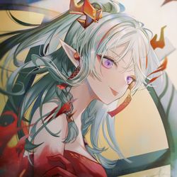 This is a pixiv picture whose title is ニェン（修正ver）.