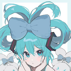 This is a pixiv picture whose title is シナモンミク.
