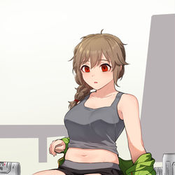 This is a pixiv picture whose title is 昨夜思い出したちひろさん.