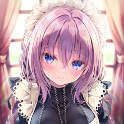 This is a pixiv picture whose title is おかえりなさいませ、ご主人様.