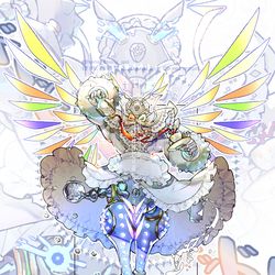 This is a pixiv picture whose title is 【メイド週間】崇光なる宣告者.