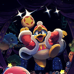 This is a pixiv picture whose title is 星のカービィさいごのてき.