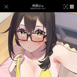 This is a pixiv picture whose title is 近視の姉＃66.