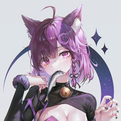 This is a pixiv picture whose title is Cheshire Cat.