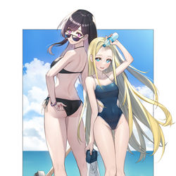 This is a pixiv picture whose title is 南方ひづる+小舟潮.
