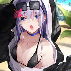 This is a pixiv picture whose title is 水着メルトリリス.