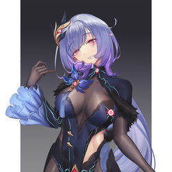 This is a pixiv picture whose title is 侵蝕の律者.