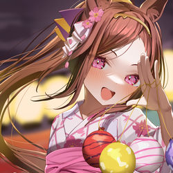 This is a pixiv picture whose title is ヨーヨー自慢してる委員長.