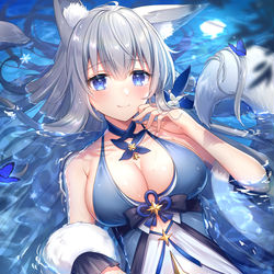 This is a pixiv picture whose title is 🦋🌙.