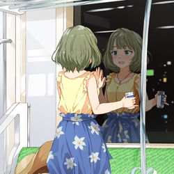 This is a pixiv picture whose title is これは終電に乗るトップアイドル高垣楓（25）.