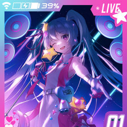 This is a pixiv picture whose title is 💫.