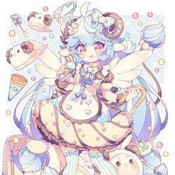 This is a pixiv picture whose title is 🍦👼🏻🐏.