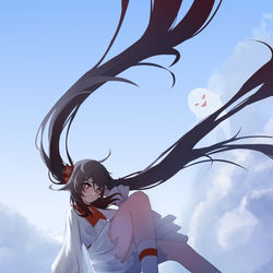 This is a pixiv picture whose title is 日绘，胡桃.