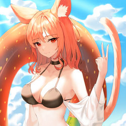 This is a pixiv picture whose title is Nya~🐾🌊.