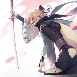 This is a pixiv picture whose title is FGO - Okita Sōji.