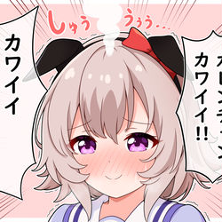 This is a pixiv picture whose title is カワイイと言われ慣れてないタイプのカレンチャン.