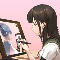 This is a pixiv picture whose title is 誕生日.