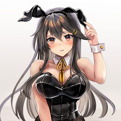 This is a pixiv picture whose title is バニ榛名ちゃん.