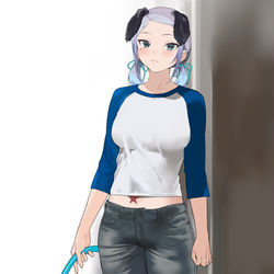 This is a pixiv picture whose title is 近所のお姉ちゃん.