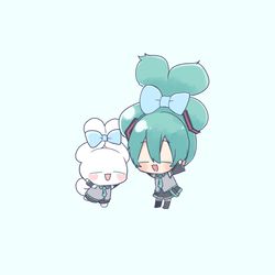 This is a pixiv picture whose title is シナモンミクちゃん.