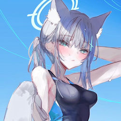 This is a pixiv picture whose title is シロコ.