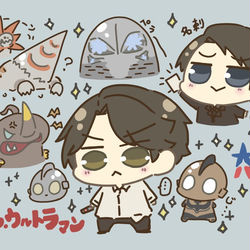 This is a pixiv picture whose title is シンウルトラ.