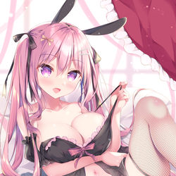 This is a pixiv picture whose title is 小悪魔バニーちゃん👿💕.