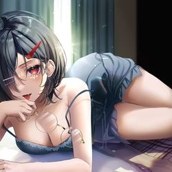 This is a pixiv picture whose title is 朝に寝るのが通常運転.