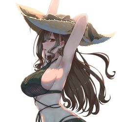 This is a pixiv picture whose title is 千雪さんのお尻にタックルしたい.