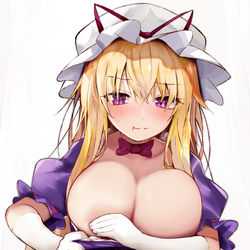This is a pixiv picture whose title is 少女隙間押込中….