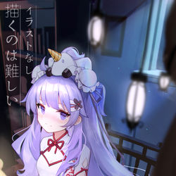This is a pixiv picture whose title is 独角兽.