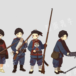 This is a pixiv picture whose title is 清  early 20th c..
