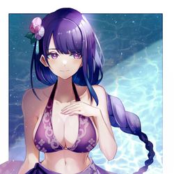 This is a pixiv picture whose title is 水着の将軍.