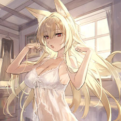This is a pixiv picture whose title is 一日の始まり.