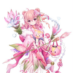 This is a pixiv picture whose title is 【仕事絵】クルクマ(浴衣).