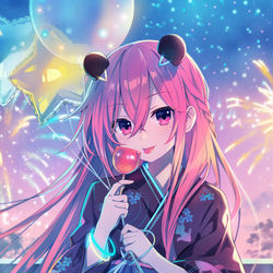 This is a pixiv picture whose title is fluorescence.