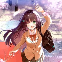 This is a pixiv picture whose title is 晴れた！.