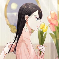 This is a pixiv picture whose title is 誠実な愛.