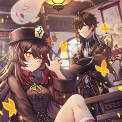 This is a pixiv picture whose title is 往生堂へようこそ.